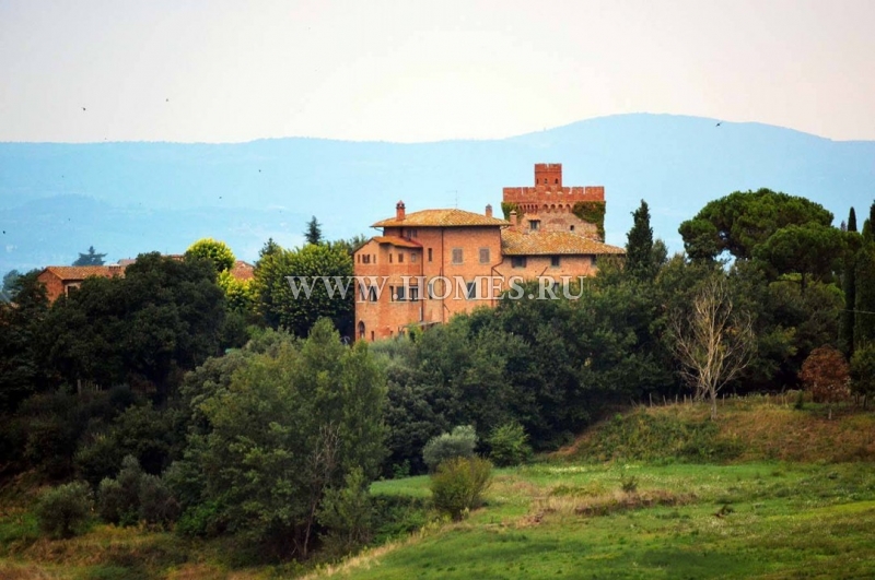 Прекрасный замок в Тоскане